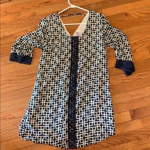Patterned Shift Dress